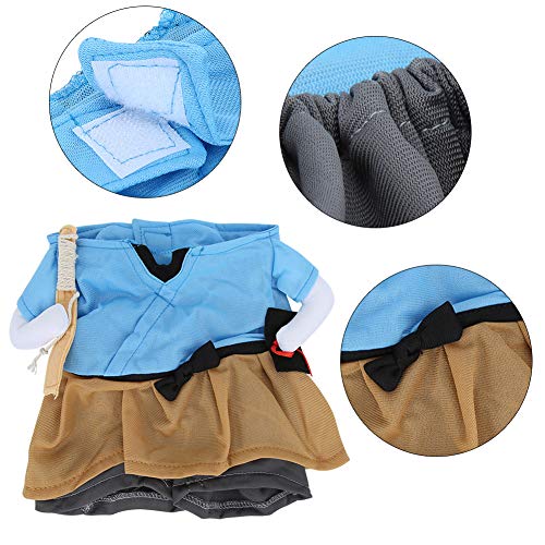 Masyrt Funny Samurai Urect Pet Kostüm Halloween Party Cosplay -Kleidung Verkleiden Sich für Hund, mit Mehreren Größen für Katzen, Innen- und Außenbereiche (XL) von Masyrt
