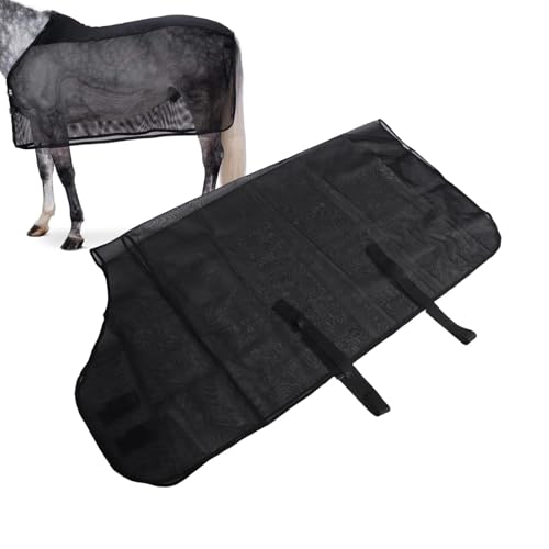 Masyrt Horse Mesh Fly Sheet,Mesh Fly Teppich für Pferde,Atmungsaktives Sonnenunterweis und Bite Pferdeschutz,Abriebsicherung Verstellbarer Pferdepflegeblatt mit Schnalle für den Sommer Masyrt Horse Mesh Fly Sheet,Mesh Fly Teppich für Pferde,Atmungsaktives Sonnenunterweis und Bite Pferdeschutz,Abriebsicherung Verstellbarer Pferdepflegeblatt mit Schnalle für den Sommer von Masyrt