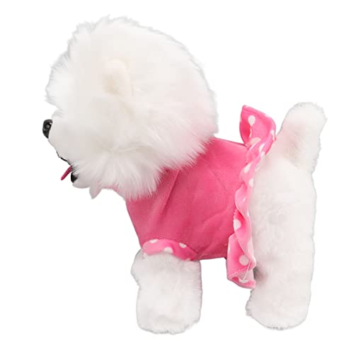 Masyrt Smart Sanging, Walking Toy Dog, Interaktive, Plüschpuppe, Tolles Wohnkultur und Geburtstagsgeschenk, Leicht zu Reinigen und süß, für Kleinkinder, 3 Songs, Swing Function (Rosenate) von Masyrt