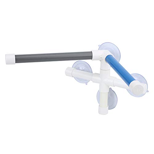 Vogel Dusche Haustier Vogel Barsch 19 × 12 × 8 PVC Vogelbad Dusche Bade Barsch Ständer mit Saugnapf für Maakaw von Masyrt