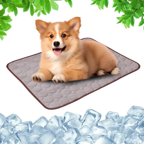 Kühlmatte Hund, Kühldecke Hunde, Hundekühlmatte Selbstkühlend für für Hund & Katze, Kühldecke für Hunde Abrieb- und Bissfest Natürliche Kühlung (#04, XL) von Matame
