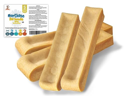 Kaukäse für Hunde Kleine 4 Stück Käse Kauknochen Hartkäse für Hund von Matchpet