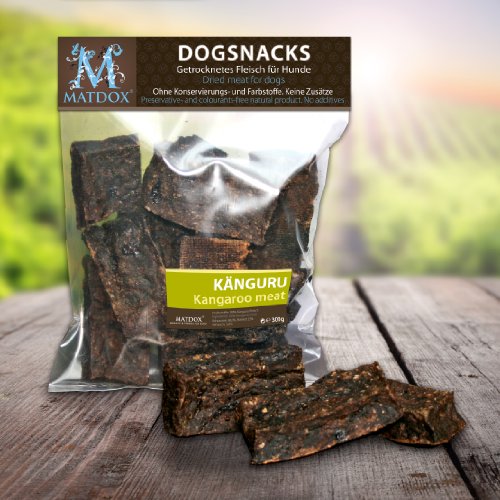 Matdox Hundesnack Big-Pack Känguru Magerfleisch 300g Beutel von Matdox