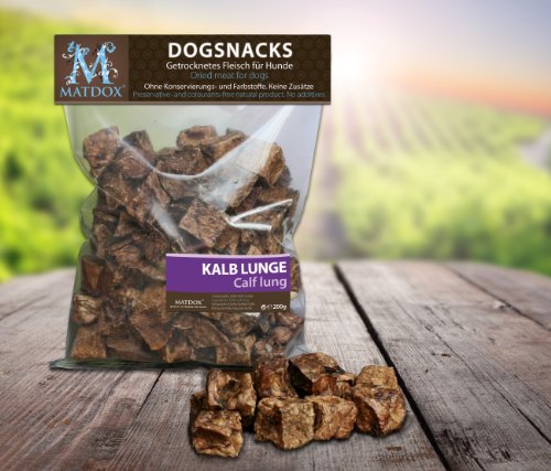 Matdox Hundesnack Big-Pack Kalb Lunge 200g Beutel von Matdox
