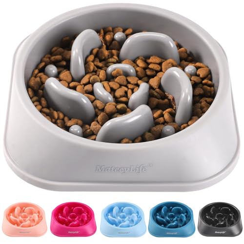 MateeyLife Hundenapf 2 Stück, Anti schling napf Hund – Rutschfester Slow Feeder Hundenapf für mittelgroße und große Hunde MateeyLife Hundenapf 2 Stück, Anti schling napf Hund – Rutschfester Slow Feeder Hundenapf für mittelgroße und große Hunde von MateeyLife