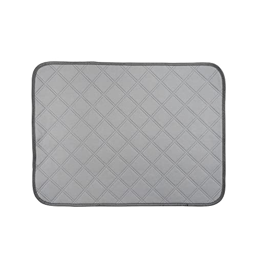 Mateju Puppy Pads Wiederverwendbare 1 Stück, Welpen Unterlage Urin Absorption PIPI Matten für Hunde Welpenunterlagen Waschbar Trainingspads für Hunde Meerschweinchen (2XL-180x180cm,Hellgrau) von Mateju