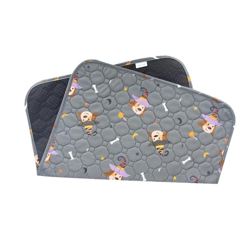 Mateju Puppy Pads Wiederverwendbare 2 Stück Welpen Unterlage Urin Absorption PIPI Matten für Hunde Welpenunterlagen Waschbar Trainingspads für Hunde Katze (L - 70x100cm,Hunde) von Mateju