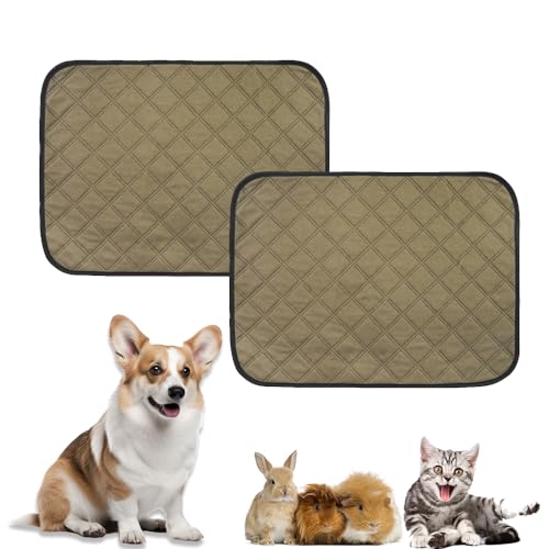 Mateju Waschbar Haustier-Urinunterlage Wiederverwendbare 2 Stück Welpenunterlagen Matte für Hunde, Trainingsunterlagen Welpen rutschfest Saugfähig für Haus Reise Haustierkiste (90x75cm,Kaffeefarbe) Mateju Waschbar Haustier-Urinunterlage Wiederverwendbare 2 Stück Welpenunterlagen Matte für Hunde, Trainingsunterlagen Welpen rutschfest Saugfähig für Haus Reise Haustierkiste (90x75cm,Kaffeefarbe) von Mateju