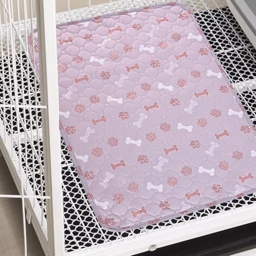 Mateju Wiederverwendbare Puppy Pads, 2 Stück - Welpen Unterlage Urin Absorption PIPI Matten für Hunde Welpenunterlagen, Waschbar Trainingspads für Hunde Katze (70x100cm,A) von Mateju