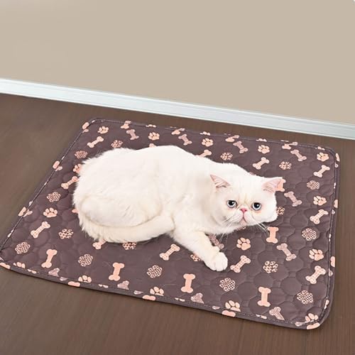 Mateju Wiederverwendbare Puppy Pads, 2 Stück - Welpen Unterlage Urin Absorption PIPI Matten für Hunde Welpenunterlagen, Waschbar Trainingspads für Hunde Katze (70x100cm,B) von Mateju