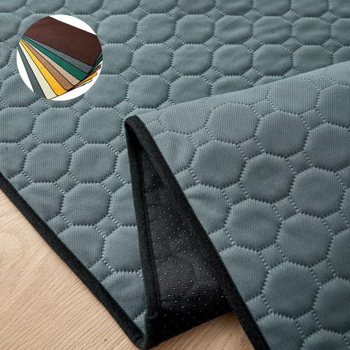 Mateju Wiederverwendbare Puppy Pads, 2er Set Welpen Unterlage Urin Absorption PIPI Matten für Hunde Welpenunterlagen, Waschbar Trainingspads für Hunde Katze (XL 70x100CM,Anthrazit) von Mateju