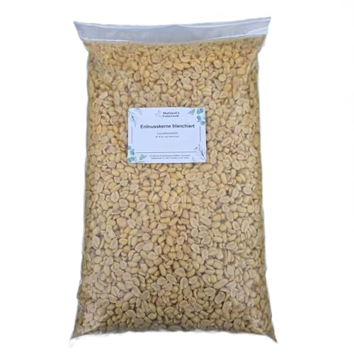 Matimels Futterwelt Erdnusskerne blanchiert, Erdnüsse für Vögel, Vogelfutter, Top-Futterqualität (10 Kg) von Matimels Futterwelt