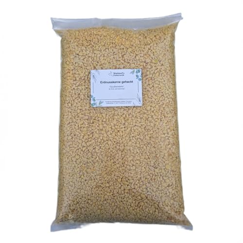 Matimels Futterwelt Erdnusskerne gehackt, Erdnüsse für Vögel, Vogelfutter, Top-Futterqualität (10 Kg) von Matimels Futterwelt