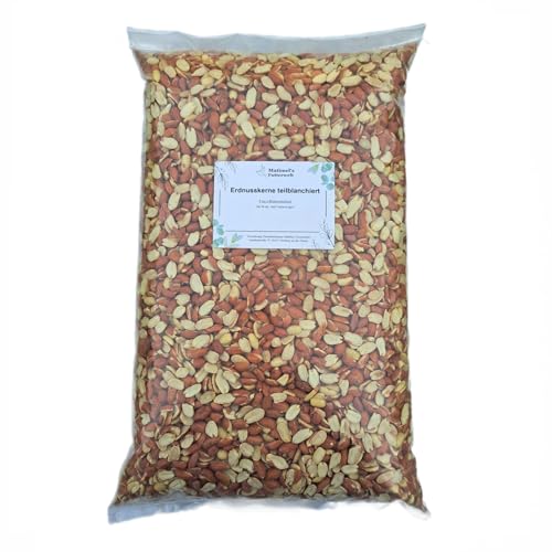 Matimels Futterwelt Erdnusskerne teilblanchiert, Erdnüsse für Vögel, Vogelfutter (2x10 Kg) von Matimels Futterwelt