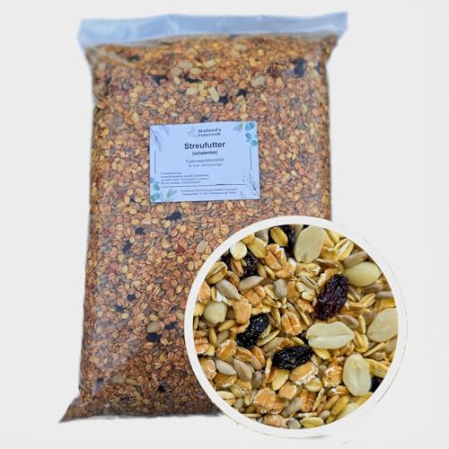 Matimels Futterwelt Streufutter (schalenlos), Vogelfutter Premium Futterqualität (10 Kg) von Matimels Futterwelt