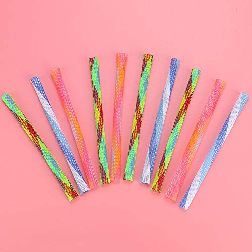 10pcs Frei Falten Federform Multicolor Cat Bouncing Toy Good Elastizität Haustier Spielen Spielzeug Spielen von Matybobe