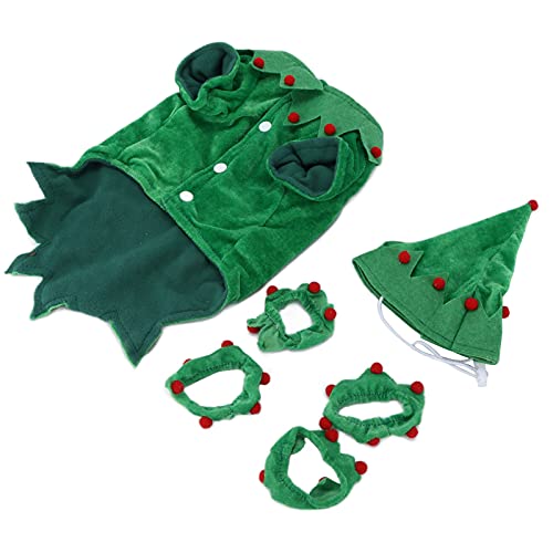 Lustige Weihnachts Haustiere Kostüme Weich Bequeme Kleidung für Hunde Katzen Winter (L) von Matybobe