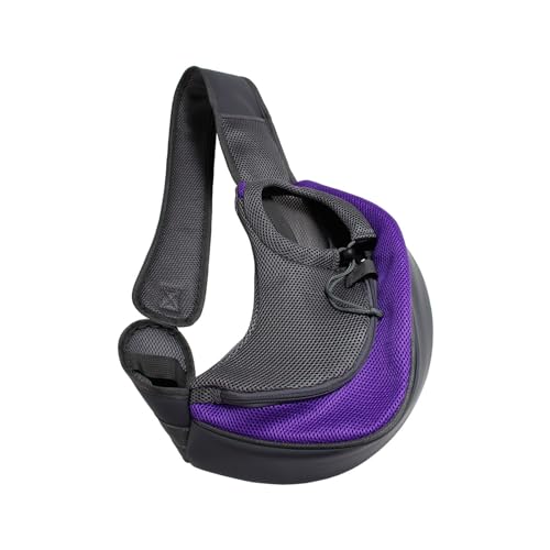 Matybobe Hundetragetasche, Haustier-Tragetasche, Outdoor-Umhängetasche, Cross-Body-Rücken, Haustier-Tragetasche, atmungsaktives Netzgewebe, für Reisen, sicher für kleine Hunde, Welpen, Katzen von Matybobe