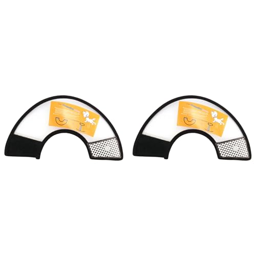 Mauedest 2 x elisabethanische Hunde Katzen Haustier Wundheilkegel E-Halsband mit Schwarz Mauedest 2 x elisabethanische Hunde Katzen Haustier Wundheilkegel E-Halsband mit Schwarz von Mauedest