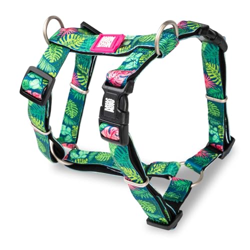 Max & Molly Hundegeschirr in H-Form, Ultrabequemes Geschirr Hund aus Neopren für kleine Hunde, Tropical/S, Gepolstert, Sicher & Ultraleicht – Komfort für deinen treuen Begleiter Max & Molly Hundegeschirr in H-Form, Ultrabequemes Geschirr Hund aus Neopren für kleine Hunde, Tropical/S, Gepolstert, Sicher & Ultraleicht – Komfort für deinen treuen Begleiter von Max & Molly Urban Pets