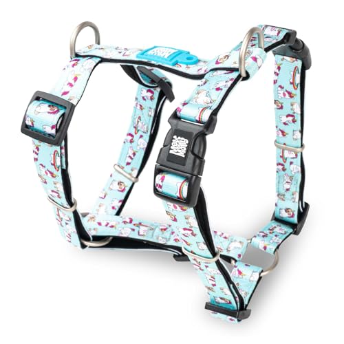 Max & Molly Hundegeschirr in H-Form, Ultrabequemes Geschirr Hund aus Neopren für kleine Hunde, Unicorn/S, Gepolstert, Sicher & Ultraleicht – Komfort für deinen treuen Begleiter Max & Molly Hundegeschirr in H-Form, Ultrabequemes Geschirr Hund aus Neopren für kleine Hunde, Unicorn/S, Gepolstert, Sicher & Ultraleicht – Komfort für deinen treuen Begleiter von Max & Molly Urban Pets