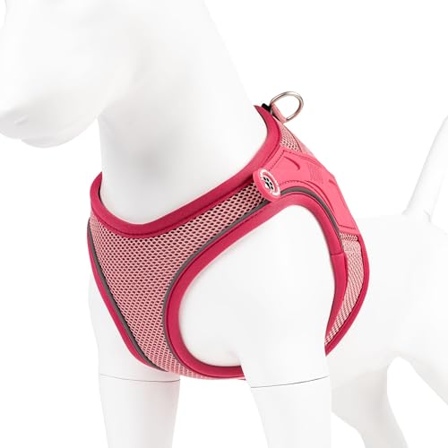 Max & Molly Hundegeschirr Matrix 2.0 Rose/M als Air Vest Geschirr, Step-In Geschirr mit Gotcha! Smart ID, Außenseite aus leichtem Air Mesh Material - Komfort für deinen treuen Begleiter Max & Molly Hundegeschirr Matrix 2.0 Rose/M als Air Vest Geschirr, Step-In Geschirr mit Gotcha! Smart ID, Außenseite aus leichtem Air Mesh Material - Komfort für deinen treuen Begleiter von Max & Molly Urban Pets