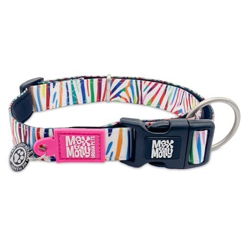 Max & Molly Hundehalsband mit Sicherheits-QR-Code, weich, verstellbar und wasserdicht, niedliches Tierdruck-Design für Mädchen und Jungen, Hunde und Welpen, Größe M Max & Molly Hundehalsband mit Sicherheits-QR-Code, weich, verstellbar und wasserdicht, niedliches Tierdruck-Design für Mädchen und Jungen, Hunde und Welpen, Größe M von Max & Molly Urban Pets