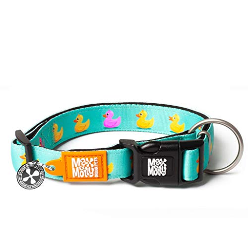 Max & Molly Gotcha! Hundehalsband Halsband Hund mit Smart ID, gepolstertes Neopren Halsband mit Design für mittelgroße Hunde, wasserdicht, bequem, verstellbar, Ducklings, M Max & Molly Gotcha! Hundehalsband Halsband Hund mit Smart ID, gepolstertes Neopren Halsband mit Design für mittelgroße Hunde, wasserdicht, bequem, verstellbar, Ducklings, M von Max & Molly Urban Pets