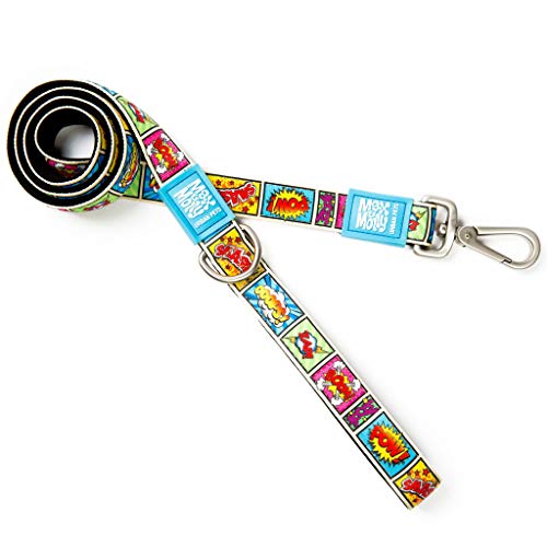 Max & Molly Klassische Hundeleine, bequemer Griff, strapazierfähiges und Starkes Neopren-Gewebe, gebürstete silberfarbene Hardware, sicherer Karabinerhaken, oberer D-Ring für Zubehör, Max & Molly Klassische Hundeleine, bequemer Griff, strapazierfähiges und Starkes Neopren-Gewebe, gebürstete silberfarbene Hardware, sicherer Karabinerhaken, oberer D-Ring für Zubehör, von Max & Molly Urban Pets