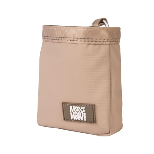 Max & Molly Leckerlitasche Matrix 2.0 - Sand/OS, Schmutzabweisend, Maschinenwaschbar, Karabiner & Hosenclip von Max & Molly Urban Pets