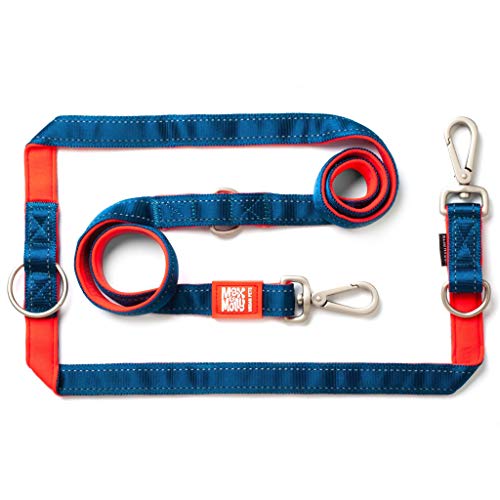 Max & Molly Multifunktions Hundeleine 2m mit 2 Karabinern, Matrix Red/L Umhängeleine Gepolstert, Sicher & Flexibel - Komfort für deinen treuen Begleiter Max & Molly Multifunktions Hundeleine 2m mit 2 Karabinern, Matrix Red/L Umhängeleine Gepolstert, Sicher & Flexibel - Komfort für deinen treuen Begleiter von Max & Molly Urban Pets