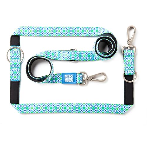 Max & Molly Multifunktions Hundeleine 2m mit 2 Karabinern, Retro Blue/L Umhängeleine Gepolstert, Sicher & Flexibel - Komfort für deinen treuen Begleiter Max & Molly Multifunktions Hundeleine 2m mit 2 Karabinern, Retro Blue/L Umhängeleine Gepolstert, Sicher & Flexibel - Komfort für deinen treuen Begleiter von Max & Molly Urban Pets