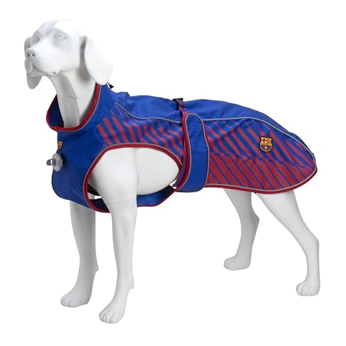 Max & Molly Regenmantel Hund FC Barcelona/XS wasserdicht, sportliche Regenjacke, mit verstellbarem Bauchgurt, Reflektierend und Sicher, Regenjacke Hund mit Geschirröffnung Max & Molly Regenmantel Hund FC Barcelona/XS wasserdicht, sportliche Regenjacke, mit verstellbarem Bauchgurt, Reflektierend und Sicher, Regenjacke Hund mit Geschirröffnung von Max & Molly Urban Pets