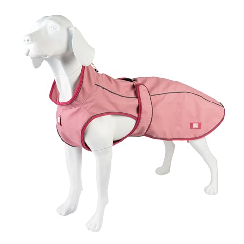 Max & Molly Regenmantel Hund wasserdicht, L, Rose, Sportliche Regenjacke für Hunde mit verstellbarem Bauchgurt, Reflektierend und Sicher, Regenjacke Hund mit Geschirröffnung Max & Molly Regenmantel Hund wasserdicht, L, Rose, Sportliche Regenjacke für Hunde mit verstellbarem Bauchgurt, Reflektierend und Sicher, Regenjacke Hund mit Geschirröffnung von Max & Molly Urban Pets