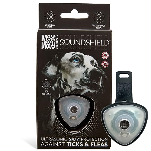 Max & Molly Soundshield, Ultraschall Zecken- & Floh-Prävention - Schwarz von Max & Molly Urban Pets