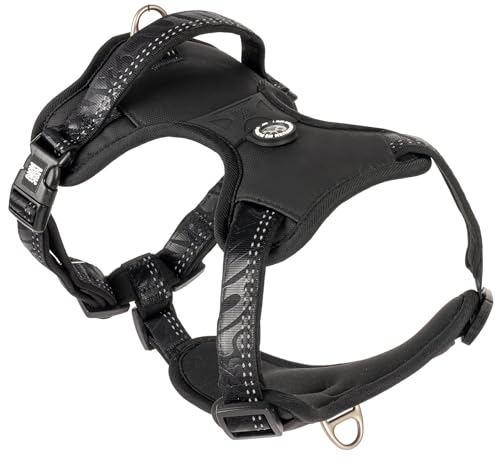 Max & Molly Sport Hundegeschirr Mittelgrosse Hunde mit Gotcha! Smart ID Sicherheitsanhänger, Matrix 2.0 Schwarz/M, Geschirr Hund Gepolstert & Reflektierend - Komfort für deinen treuen Begleiter Max & Molly Sport Hundegeschirr Mittelgrosse Hunde mit Gotcha! Smart ID Sicherheitsanhänger, Matrix 2.0 Schwarz/M, Geschirr Hund Gepolstert & Reflektierend - Komfort für deinen treuen Begleiter von Max & Molly Urban Pets