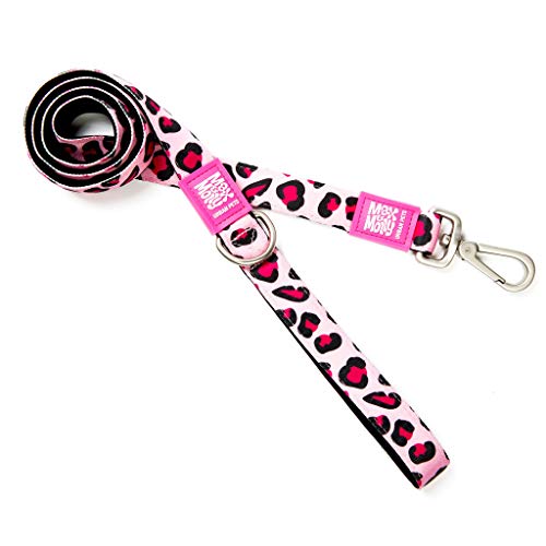 Max & Molly Urban Pets Short Leash - Leopard Pink - S von Max & Molly Urban Pets