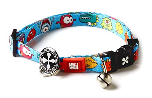 Max & Molly Urban Pets Smart ID Cat Collar - Little Monsters - 1 Size von Max & Molly Urban Pets