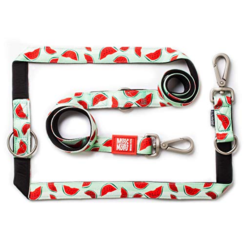 Max & Molly Multifunktions Hundeleine 2m mit 2 Karabinern, Watermelon/L Umhängeleine Gepolstert, Sicher & Flexibel - Komfort für deinen treuen Begleiter Max & Molly Multifunktions Hundeleine 2m mit 2 Karabinern, Watermelon/L Umhängeleine Gepolstert, Sicher & Flexibel - Komfort für deinen treuen Begleiter von Max & Molly Urban Pets