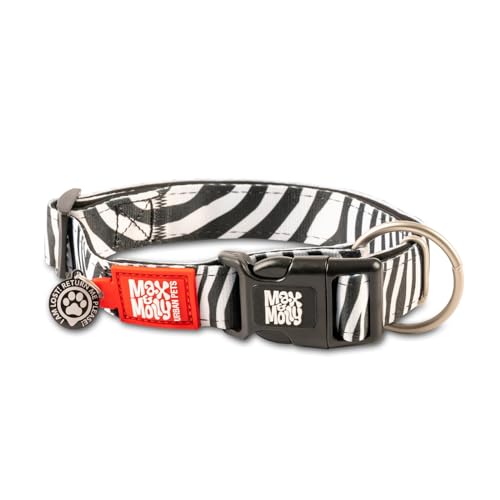 Max & Molly GOTCHA! Smart ID Hundehalsband - Zebra Classic, L von Max & Molly Urban Pets