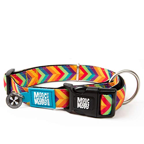 Max & Molly Gotcha! Hundehalsband Halsband Hund mit Smart ID, gepolstertes Neopren Halsband mit Design für große Hunde, wasserdicht, bequem, verstellbar, Summertime, L Max & Molly Gotcha! Hundehalsband Halsband Hund mit Smart ID, gepolstertes Neopren Halsband mit Design für große Hunde, wasserdicht, bequem, verstellbar, Summertime, L von Max & Molly Urban Pets