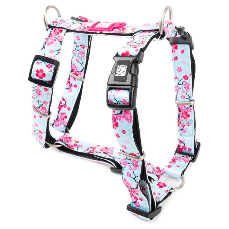 Max & Molly H-Geschirr Cherry Bloom - M: 53-69 cm Brustumfang von Max & Molly