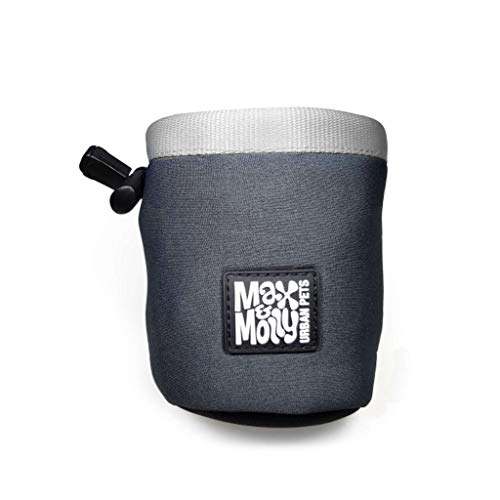 Max & Molly Leckerli Trainingstasche Easy Clip On Bag mit verstellbarem Kordelzug, grau Max & Molly Leckerli Trainingstasche Easy Clip On Bag mit verstellbarem Kordelzug, grau von Max & Molly Urban Pets