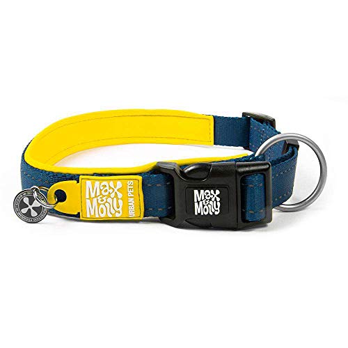 Max & Molly Urban Pets Smart ID Collar - Matrix Yellow - M von Max & Molly Urban Pets