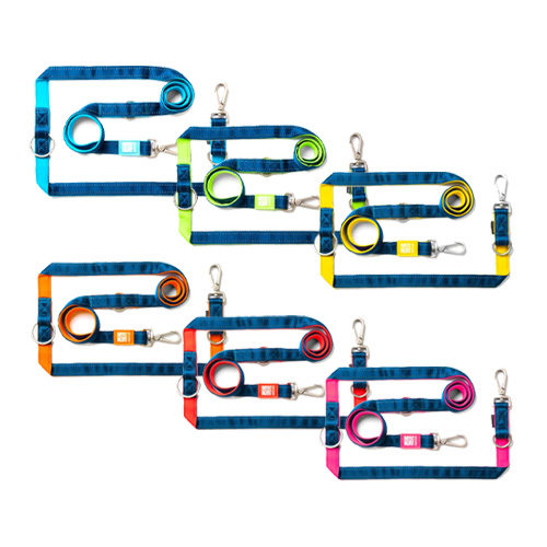 Max & Molly Multi-Function Hundeleine - Blau - M von Max & Molly