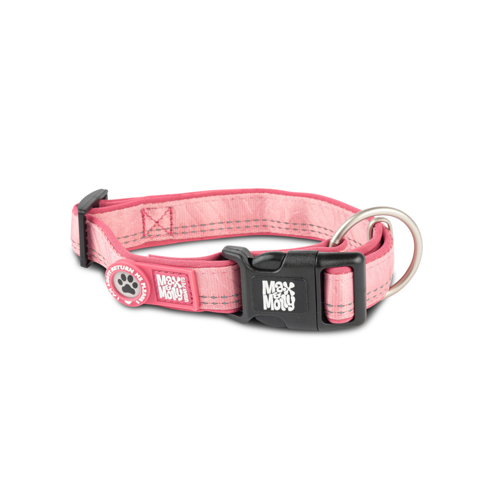Max & Molly Smart ID Halsband Matrix 2.0 Rosé - M: 34-55 cm Halsumfang Max & Molly Smart ID Halsband Matrix 2.0 Rosé - M: 34-55 cm Halsumfang von Max & Molly