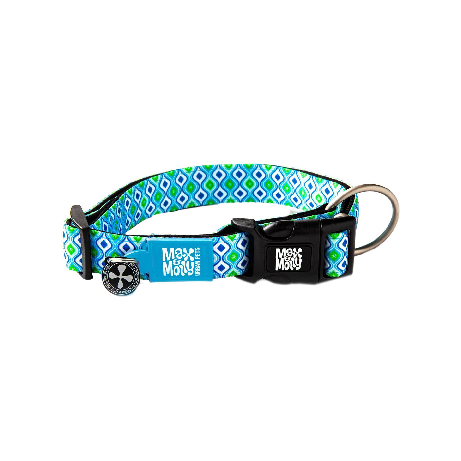 Max & Molly Smart ID Halsband - Retro Blue - XS Max & Molly Smart ID Halsband - Retro Blue - XS von Max & Molly