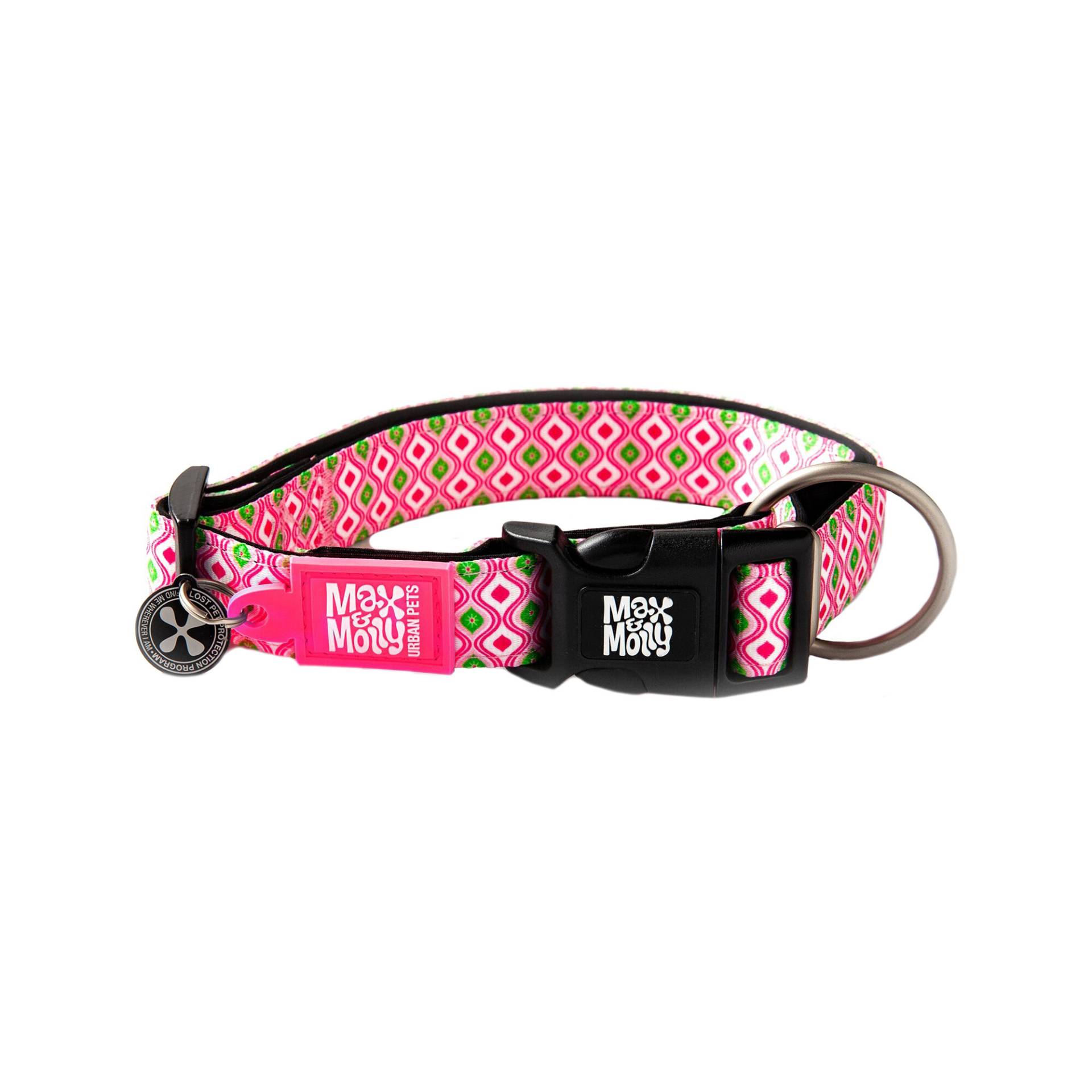Max & Molly Smart ID Halsband - Retro Pink - L Max & Molly Smart ID Halsband - Retro Pink - L von Max & Molly