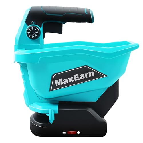 MaxEarn Düngerstreuer für Makita 18V Lithium-Akku, Verstellbare Streubreite, Tragbar Handstreuer ideal für Rasensaat, Dünger, Streusalz, deckt bis zu 8.000 sq. ft. MaxEarn Düngerstreuer für Makita 18V Lithium-Akku, Verstellbare Streubreite, Tragbar Handstreuer ideal für Rasensaat, Dünger, Streusalz, deckt bis zu 8.000 sq. ft. von MaxEarn