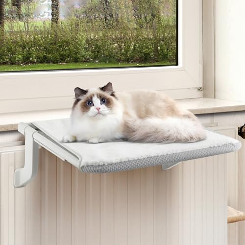 Maxetodo Katzen-Fensterliege: Hängemattenbett Mit 18kg Tragkraft – Klappbar, Verstellbar & 4 Starke Saugnäpfe Für Fenster/Wand Maxetodo Katzen-Fensterliege: Hängemattenbett Mit 18kg Tragkraft – Klappbar, Verstellbar & 4 Starke Saugnäpfe Für Fenster/Wand von Maxetodo